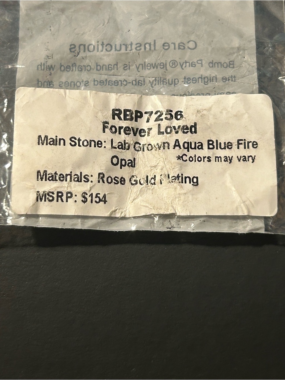 Forever Loved: Aqua Blue Fire Opal on Rose Gold plus a ✨FREEBIE 💍 ✨ - Picture 4 of 7